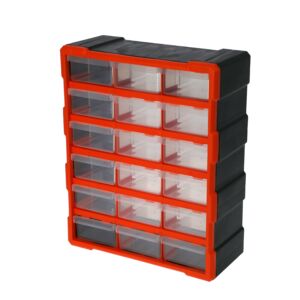 STORAGE BOX 18DRAWER PLASTIC TACTIX STORAGE BOX 18DRAWER PLASTIC TACTIX